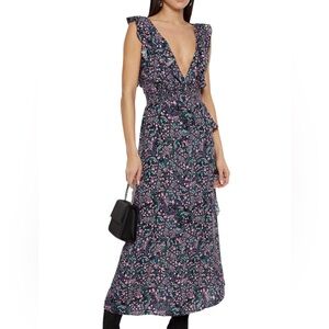 IRO - Santu Maxi Dress in Mixed Black size 38